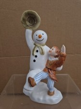 Beswick~ The Snowman and James Dancing~ Rare Figurine ~ JBS2~ 2010~ New