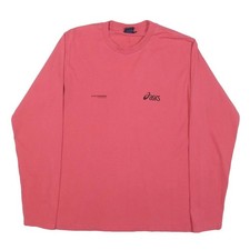 ASICS Mens Pink Long Sleeve