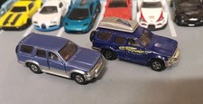 Tomica Takara Toyota HILUX SURF 2 VERSIONS BOTH BLUE LOOSE SEE PICTURES 
