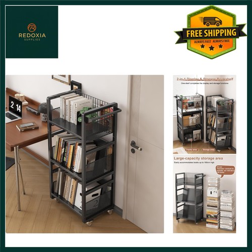 Tier mobile book trolley - book,