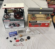 Mamod TE1A And Log Trailer Plus Lots Of Extras And Boxed