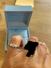 0.5ct Diamond 9ct Gold Trilogy Ring 3 Natural Diamonds. Fully hallmarked. Size J