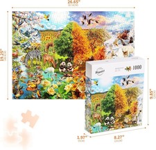 Four Seasons 1000 Pc Jigsaw