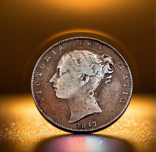 Great britain farthing coin - 1,