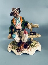 Capodimonte Tramp on Bench