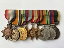 WW1 - WW2 Medal Group Pte - Lieutenant , A.S.C. & R.A. H H Evans.