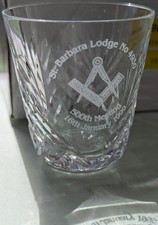 Masonic cut glass memorabilia