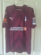 OLDHAM ATHLETIC MATCHWORN SHIRT   1 off match shirt for Altzheimer's Research UK