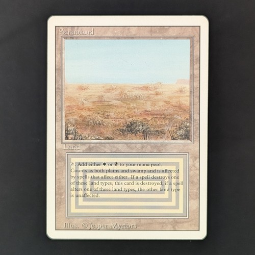 Mtg scrubland - (lp), <<//