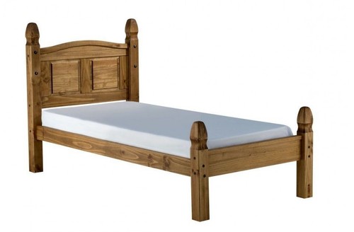 Corona bed frame solid pine - bed,
