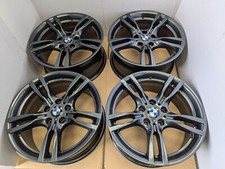 4x GENUINE GUNMETAL BMW 3 4