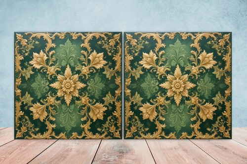 Victorian ceramic wall tiles - wall,