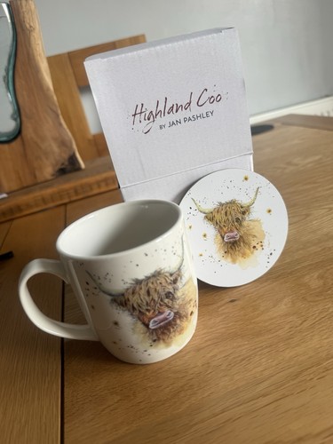 Highland cow mug - cow, set