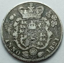 1821 George IV Silver sixpence