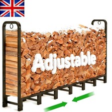 Sturdy Metal Firewood Rack