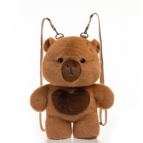 Teddy bear snoozing - bear, bag