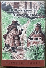 Bill Badgers Finest Hour by BB Denys Watkins-Pitchford 1st Ed Signed Childs Book