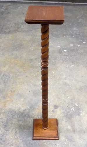 Antique walnut barley twist - antique,