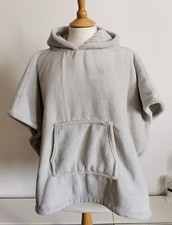 Kids Marks & Spencer Grey Snuggle Fleece /  Hooded Blanket  - One Size - NEW