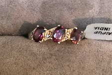 9ct rhodolite garnet and