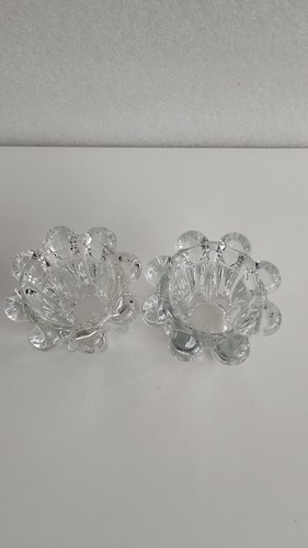 Vintage pair clear glass - vintage, of
