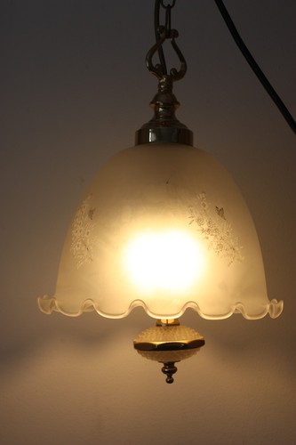 Vintage brass glass - vintage,