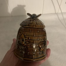 Vintage ceramic honey pot -
