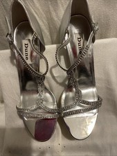 Dune diamante strap heeled