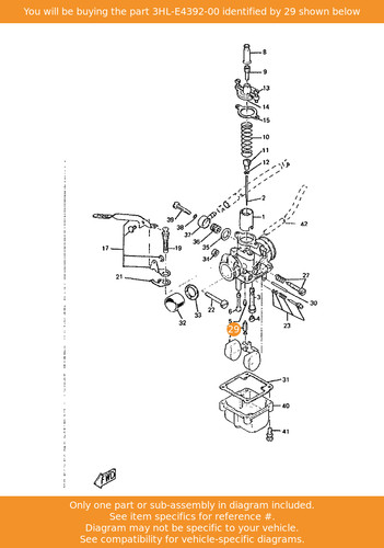 Yamaha valve needle - valve,,