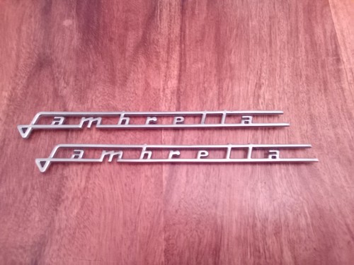 Lambretta side panel badges - lambretta,
