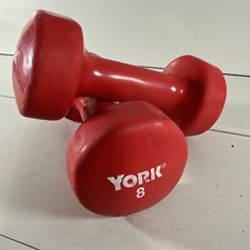 Vintage York 8 LB Red Vinyl