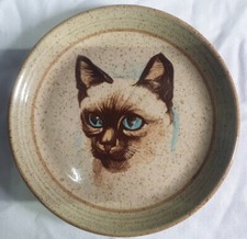 Siamese Cat Plate - Purbeck Pottery