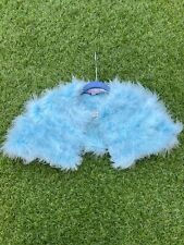 Girls Teal Blue Monsoon Feather Bridesmaids special Occasions Bolero Age 3-6