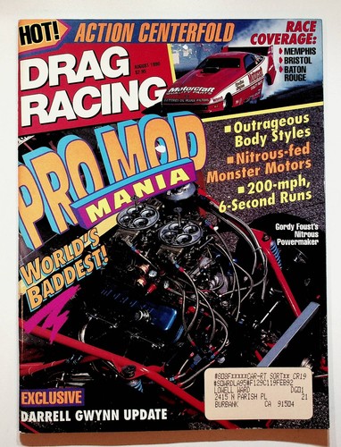 1990 august drag racing - august,