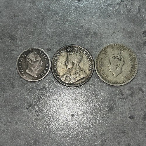 Indian silver rupee - indian, 1/4
