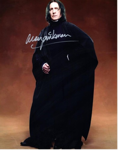 Alan rickman autographed - rickman, 11x14