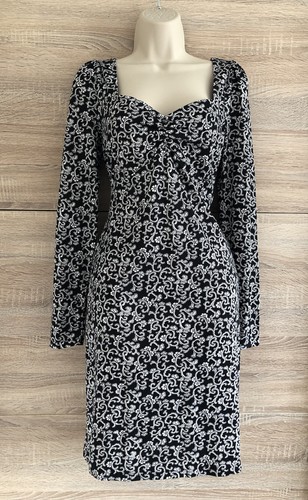 Boden black white jersey - black, &