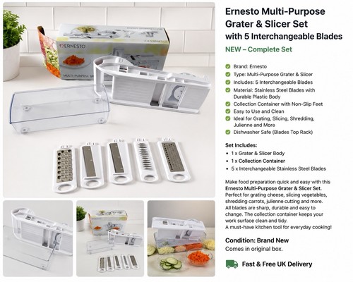 Ernesto multi purpose grater - ernesto, multi-purpose