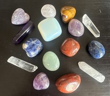 100g mixed Crystals Tumble Stones Gemstones meditation reiki set Joblot 