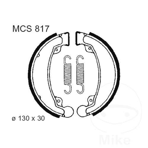 Trw brake shoes - brake, springs