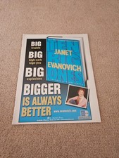 TPEEP459 MAGAZINE ADVERT 11X8" JANET EVANOVICH - TEN BIG ONES 