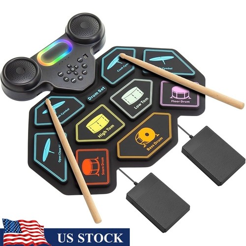 Portable pad roll - 9-pad, roll-up