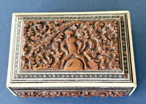 Vintage sandalwood carved