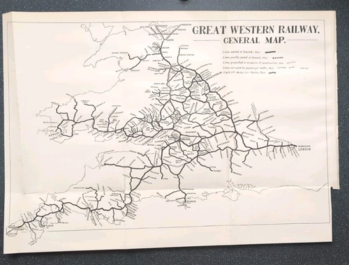 Original 1904 map great - 1904, of