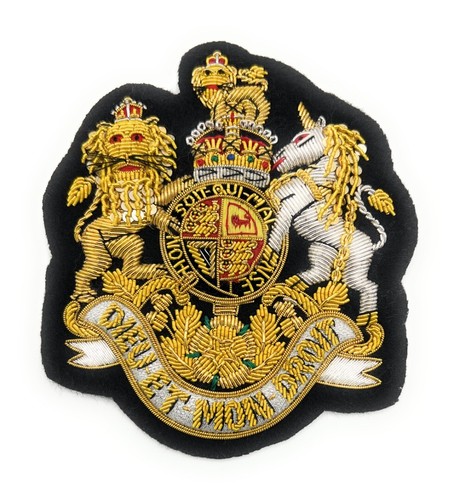 Badge king crown warrant - crown,