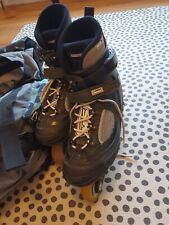 Salomon FSK Deflector UK 10 Inline Skates Plus Skate Bag, Protective Gear