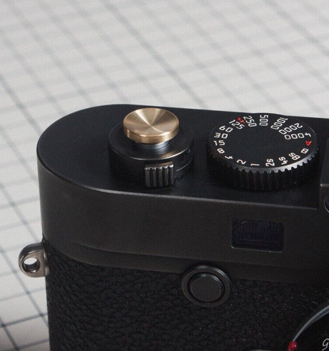 Real brass shutter button - shutter, soft