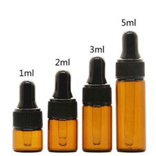 Mini glass dropper bottle
