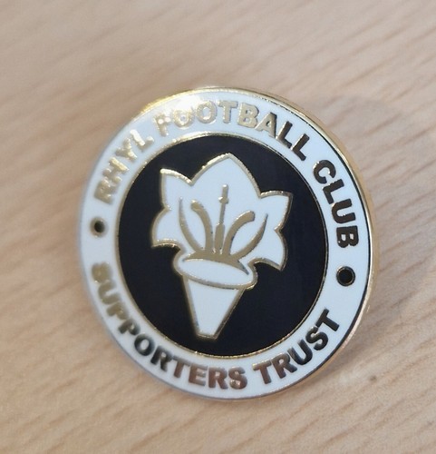 Rhyl supporters trust badge - supporters,