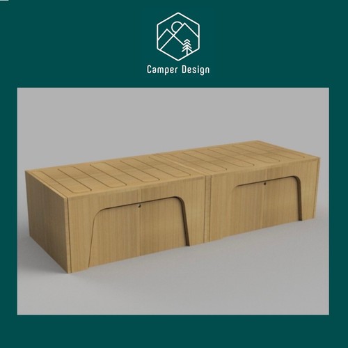 Camper van bed flat pack - van,